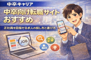 中卒向け転職サイトおすすめ｜正社員を目指せる求人の探し方と選び方